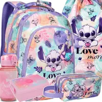 Ilustracja produktu CoolPack Prime Zestaw Szkolny Stitch Pastel 5el Plecak F025885 + Worek F054885 + Piórnik F060885 + Z17912 + Z07912