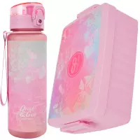 Ilustracja CoolPack Zestaw Śniadaniowy Tie Dye Bidon Z16912 + Śniadaniówka Z07912