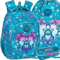 Ilustracja produktu CoolPack Zestaw Szkolny Seafish 3el. Plecak Fast F163963 + Worek F159963 + Piórnik F062963