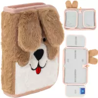 Ilustracja produktu AstraBag Piórnik AC1 Pojedynczy Dwuklapkowy bez Wyposażenia Fluffy Puppy 503026023