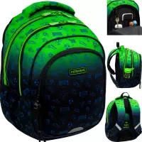 Ilustracja produktu AstraBag Plecak Szkolny AB300 Ombre Football 502026053