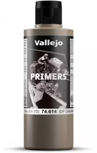 Ilustracja produktu Vallejo: 74.614 - Primers - IDF Israeli Sand Grey (61-73) (200 ml)