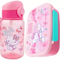 Ilustracja produktu CoolPack Zestaw Śniadaniowy Hello Kitty Pink Pink Bidon 10814PTR + Śniadaniówka 20141PTR
