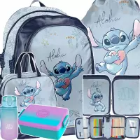 Ilustracja produktu Paso Zestaw Szkolny 6el.Stitch Blue Plecak DS26UU-081 + Piórnik DS26UU-P001 + Worek DS26UU-712 + Torba DS26UU-074
