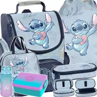 Ilustracja produktu Paso Zestaw Szkolny 6el.Stitch Blue Tornister DS26UU-525 + Piórnik DS26UU-013 + Worek DS26UU-712 + Torba DS26UU-074
