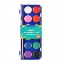 Ilustracja Starpak Farby Akwarelowe 12 Kolorów z Pędzelkiem 583155