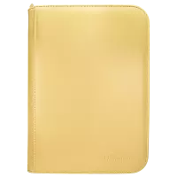 Ilustracja Ultra Pro: Vivid 4-Pocket Zippered PRO-Binder - Yellow