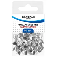 Ilustracja produktu Starpak Pinezki Metalowe 50 szt 559660