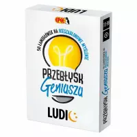 Ilustracja produktu Przebłysk geniuszu. 150 łamigłówek na nieszablonowe myślenie