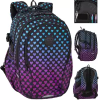 Ilustracja produktu CoolPack Factor Plecak Szkolny Młodzieżowy Dark Marshmallow F002908
