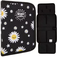 Ilustracja Coolpack Clipper Piórnik Dwuklapkowy Bez Wyposażenia Daisy Black F076817