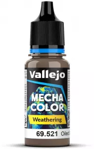 Ilustracja produktu Vallejo: 69.521 - Mecha Weathering - Oiled Earth Wash (17 ml)