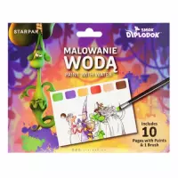 Ilustracja Starpak Malowanka Wodna z Farbkami Diplodok 547499
