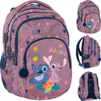 Ilustracja Paso Plecak Szkolny Stitch Aloha Różowy DS26VV-276