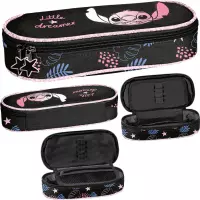 Ilustracja  Paso Piórnik Tuba Usztywniona Stitch Black DS26YY-013