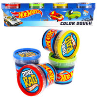 Ilustracja Mega Creative Hot Wheels Masa Plastyczna Ciastolina 4kol x 112gr. 479756