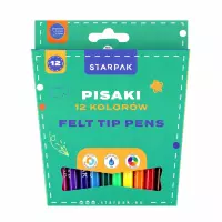 Ilustracja produktu Starpak Pisaki 12 Kolorów 569659