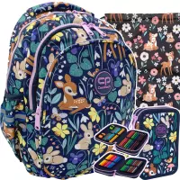 Ilustracja produktu Coolpack Zestaw Szkolny Oh My Deer 3el. Plecak Jerry F029664 + Piórnik F066664 + Worek 507024045