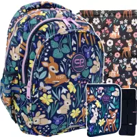 Ilustracja produktu Coolpack Zestaw Szkolny Oh My Deer 3el. Plecak Jerry F029664 + Piórnik F076664 + Worek 507024045