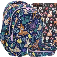 Ilustracja produktu Coolpack Zestaw Szkolny Oh My Deer 3el. Plecak Jerry F029664 + Piórnik F062664 + Worek 507024045