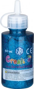 Ilustracja Astra Creativo Klej Brokatowy 60 ml 332114004 Niebieski