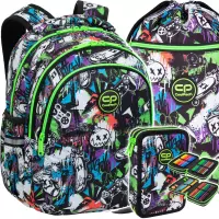 Ilustracja produktu CoolPack Zestaw Szkolny Peek A Boo 3el. Plecak Joy S F048675 + Piórnik F066675 + Worek F070675
