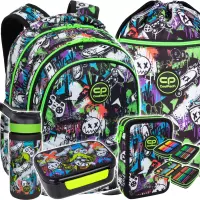Ilustracja produktu CoolPack Zestaw Szkolny Peek A Boo 5el. Plecak Joy S F048675 + Piórnik F066675 + Worek F070675 + Z08675 + Z18675