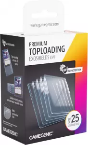 Ilustracja Gamegenic: Premium Toploading Exoshields - Koszulki na Karty - 25 szt.