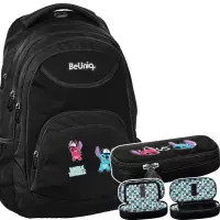 Ilustracja produktu  BeUniq Zestaw Szkolny 2el. Stitch Double Plecak DS26NN-2708 + Piórnik DS26NN-013