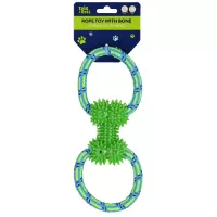Ilustracja Trik&Roll Zabwaka Dla Psa Szarpak Kość 28cm. 588736