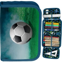 Ilustracja produktu Paso Piórnik Dwuklapkowy z Wyposażeniem Football PP24FC-P001