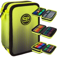 Ilustracja produktu CoolPack Jumper 3 Piórnik Trzykomorowy Z Wyposażeniem Gradient Lemon E67510/F