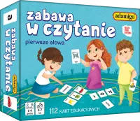 Ilustracja produktu Adamigo Gra Zabawa w Czytanie Pierwsze Słowa