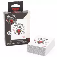 Ilustracja produktu Gamegenic: Stranger Things - Premium Art Sleeves - Koszulki na Karty - Hellfire Club