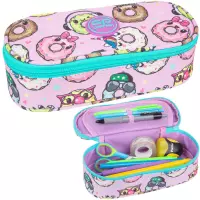 Ilustracja Coolpack Campus Piórnik Tuba Usztywniona z Organizerem Happy Donuts F062665