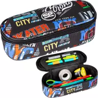 Ilustracja Coolpack Campus Piórnik Tuba Usztywniona z Organizerem Big City F062673