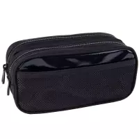 Ilustracja CoolPack Duke Piórnik Saszetka Podwójna Black F065974