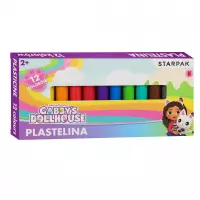 Ilustracja produktu Starpak Plastelina 12 Kolorów Koci Domek Gabi 583950