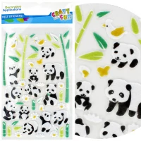 Ilustracja produktu Craft With Fun Ozdoba Dekoracyjna Filcowa Samoprzylepne Pandy 521614