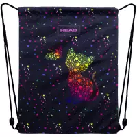 Ilustracja produktu Head Worek Szkolny Na Sznurkach AD1 Golden Effect Rainbow Kitty 507025015