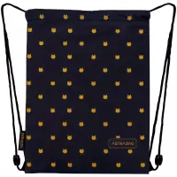 Ilustracja produktu AstraBag Worek Szkolny Na Sznurkach AD1 Fluffy Kitty Black 507025010