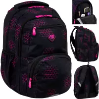 Ilustracja produktu ABag Plecak Szkolny AB200 Pink Hearts 502026045