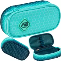 Ilustracja produktu ABag Piórnik AC6 Saszetka Usztywniona Hexagon Lagoon Ombre 503026054