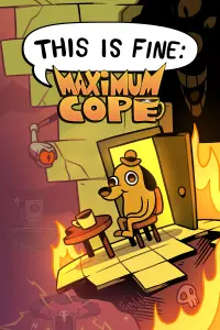 Ilustracja produktu This Is Fine: Maximum Cope (PC) (klucz STEAM)