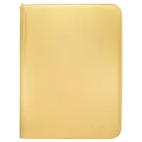 Ilustracja Ultra Pro: Vivid 9-Pocket Zippered PRO-Binder - Yellow