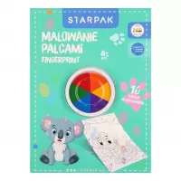 Ilustracja produktu Starpak Farby Do Malowania Palcami 6 Kolorów Animal 582143