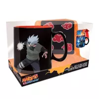 Ilustracja Zestaw Prezentowy Naruto Shippuden: Kubek Termoaktywny + Podkładka - Akatsuki