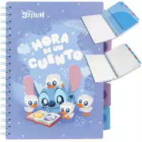Ilustracja produktu Coolpack Kołozeszyt Stitch Pastel B5 100 Kartek Kratka wzór 3 74999PTR