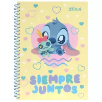Ilustracja produktu Coolpack Kołozeszyt Stitch Pastel B5 100 Kartek Kratka Plastikowa Spirala wzór 1 75002PTR