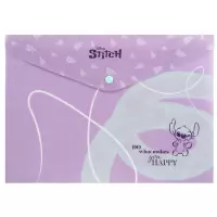 Ilustracja produktu Coolpack Koperta na Dokumenty A4 Zatrzask Stitch Pastel wzór 1 75125PTR